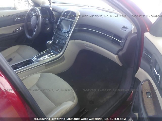 1G11D5RR9DF102822 - 2013 CHEVROLET MALIBU 1LT წითელი ფოტო 5