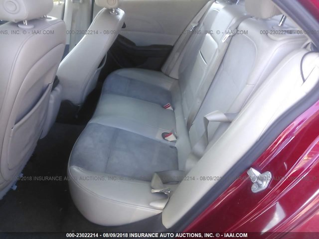 1G11D5RR9DF102822 - 2013 CHEVROLET MALIBU 1LT წითელი ფოტო 8