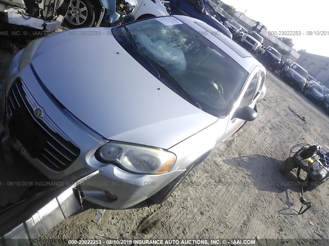 1C3AL56R46N241669 - 2006 CHRYSLER SEBRING TOURING SILVER photo 2