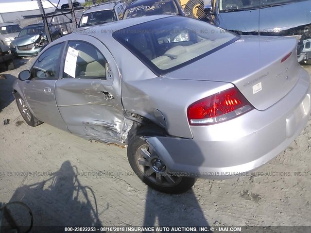 1C3AL56R46N241669 - 2006 CHRYSLER SEBRING TOURING SILVER photo 3