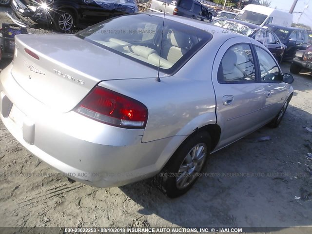 1C3AL56R46N241669 - 2006 CHRYSLER SEBRING TOURING SILVER photo 4