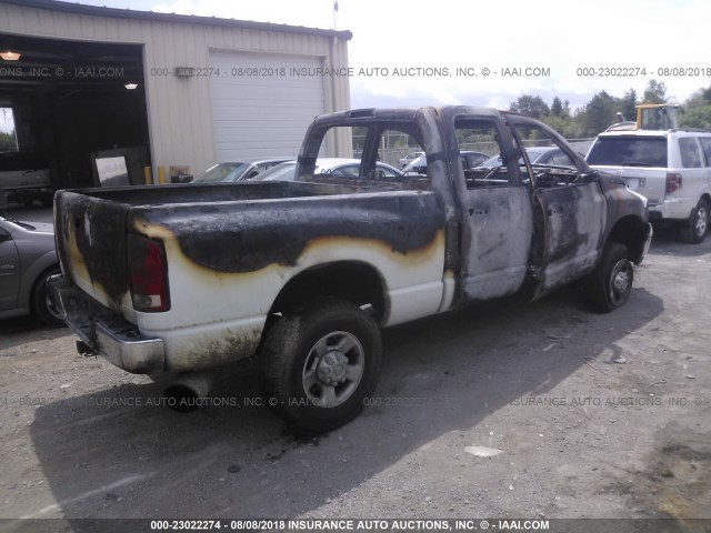 3D7KS28C05G865007 - 2005 DODGE RAM 2500 ST/SLT 白色 照片 4