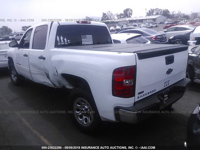 3GCRCREAXAG283315 - 2010 CHEVROLET SILVERADO C1500  LS WHITE photo 3