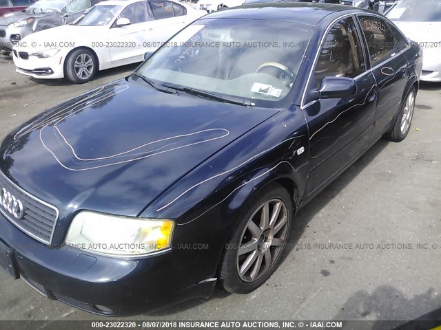 WAUCD64B34N077953 - 2004 AUDI A6 S-LINE QUATTRO BLUE photo 6