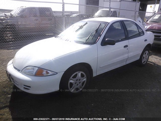 1G1JF524017365151 - 2001 CHEVROLET CAVALIER LS WHITE photo 2