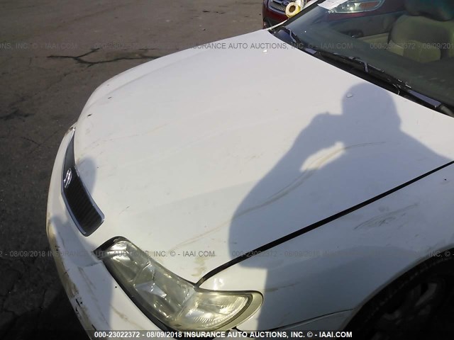 19UYA2251WL009416 - 1998 ACURA 3.0CL WHITE photo 10