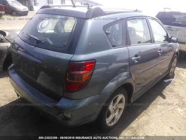 5Y2SL65847Z405821 - 2007 PONTIAC VIBE GREEN photo 4