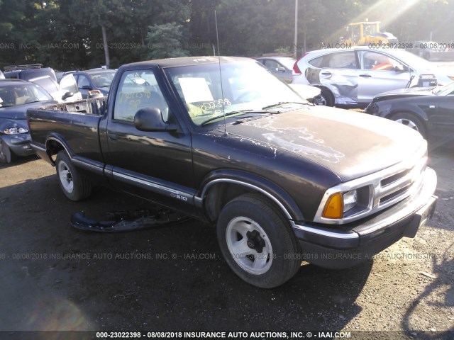 1GCCS14Z9RK116711 - 1994 CHEVROLET S TRUCK S10 BLACK photo 1