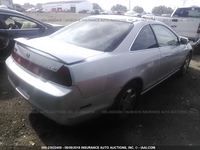 1HGCG2251YA005356 - 2000 HONDA ACCORD EX SILVER photo 4