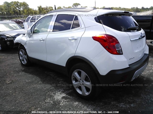 KL4CJBSB5GB546290 - 2016 BUICK ENCORE CONVENIENCE WHITE photo 3