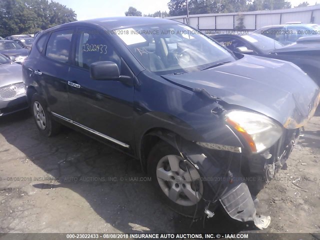 JN8AS5MTXDW504725 - 2013 NISSAN ROGUE S/SV GRAY photo 1