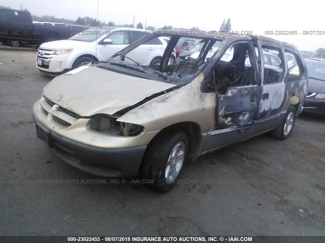 1B4GP54L7WB607695 - 1998 DODGE GRAND CARAVAN LE/ES GOLD photo 2