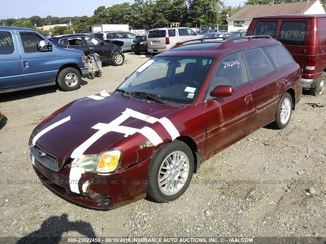 4S3BH635237302493 - 2003 SUBARU LEGACY L/L SPECIAL RED photo 2