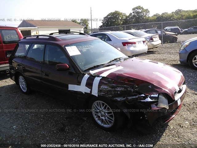 4S3BH635237302493 - 2003 SUBARU LEGACY L/L SPECIAL RED photo 6