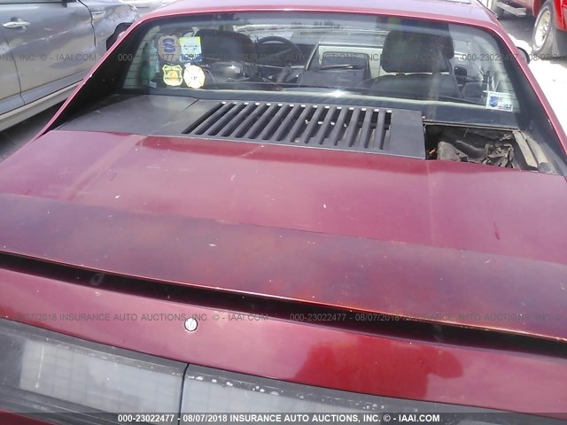 1G2AF37R8EP333493 - 1984 PONTIAC FIERO SE RED photo 6