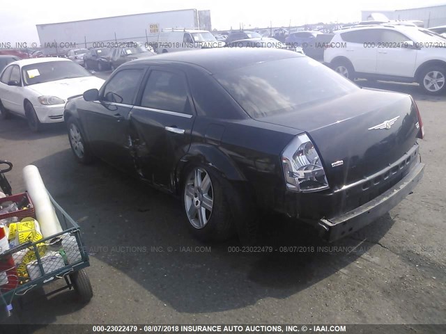 2C3LK53G76H104295 - 2006 CHRYSLER 300 TOURING BLACK photo 3