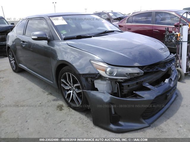 JTKJF5C76E3067385 - 2014 TOYOTA SCION TC 灰色 照片 1