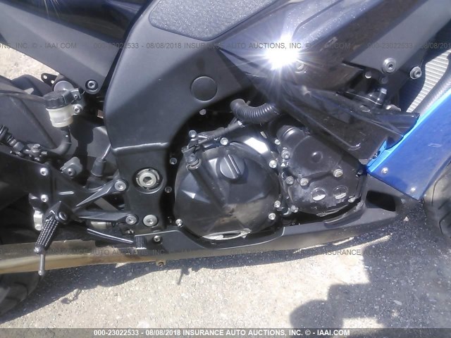 JKAZXCE198A007857 - 2008 KAWASAKI ZX1000 E BLUE photo 8