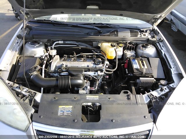 1G1ZS57F77F257620 - 2007 CHEVROLET MALIBU LS SILVER photo 10