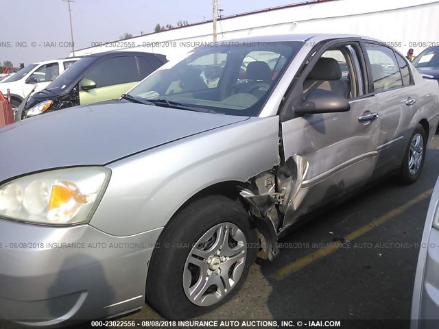 1G1ZS57F77F257620 - 2007 CHEVROLET MALIBU LS SILVER photo 6
