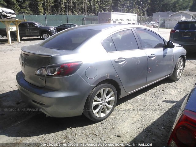 JM1BL1S61A1337036 - 2010 MAZDA 3 S SILVER photo 4