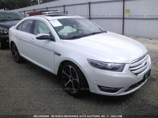 1FAHP2F84FG207200 - 2015 FORD TAURUS LIMITED WHITE photo 1