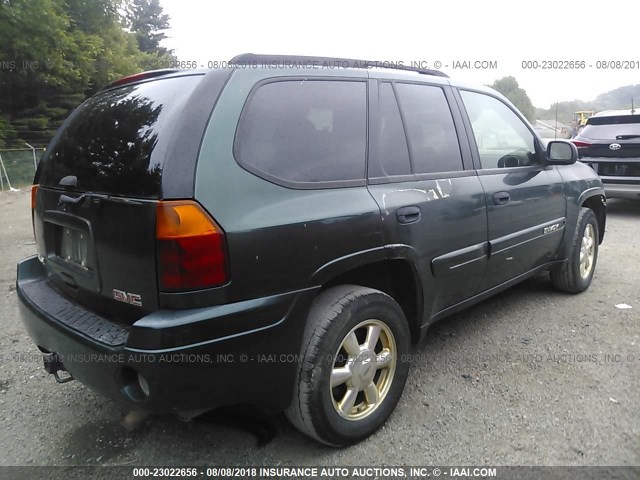 1GKDT13S252179895 - 2005 GMC ENVOY GREEN photo 4