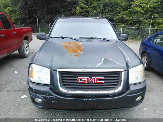 1GKDT13S252179895 - 2005 GMC ENVOY GREEN photo 6