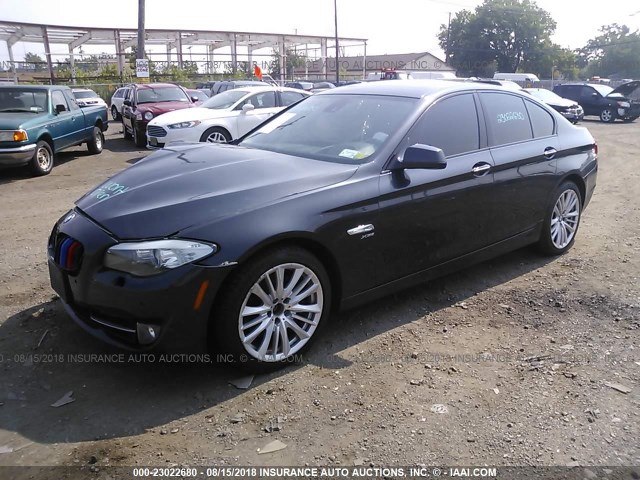 WBAFU9C57BC783472 - 2011 BMW 550 XI BLACK photo 2