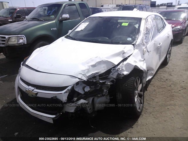 1G11D5SL6FF160864 - 2015 CHEVROLET MALIBU 2LT WHITE photo 6