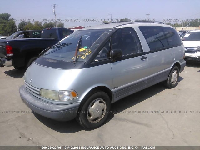 JT3AC22S7P1023385 - 1993 TOYOTA PREVIA LE GRAY photo 2