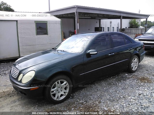 WDBUF65J73A365325 - 2003 MERCEDES-BENZ E 320 GREEN photo 2