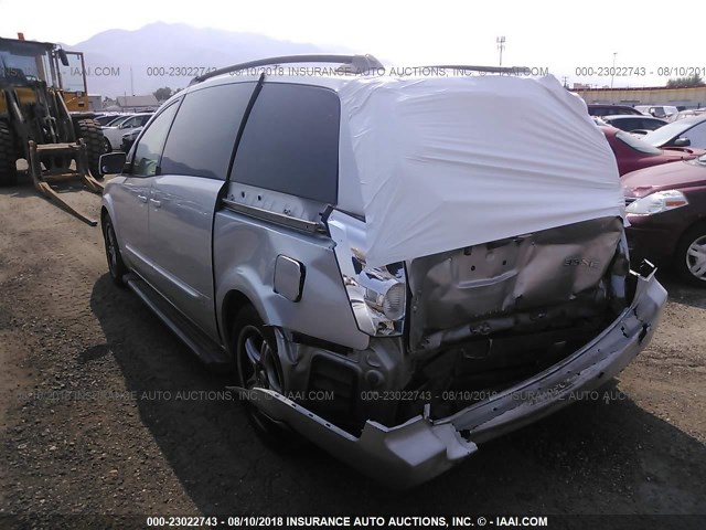 5N1BV28U16N106719 - 2006 NISSAN QUEST S/SE/SL SILVER photo 3