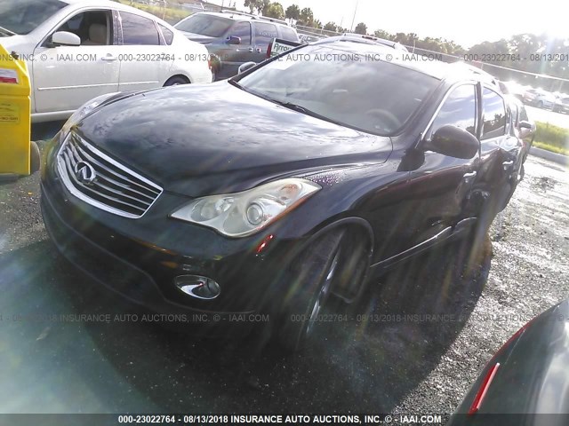 JNKAJ09E98M304429 - 2008 INFINITI EX35 JOURNEY BLACK photo 2