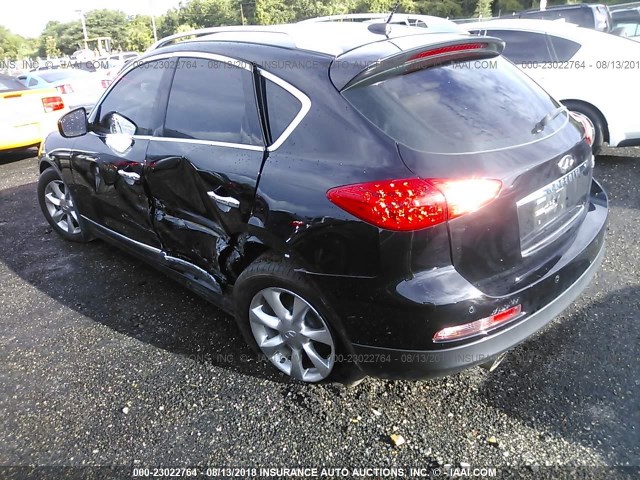 JNKAJ09E98M304429 - 2008 INFINITI EX35 JOURNEY BLACK photo 3