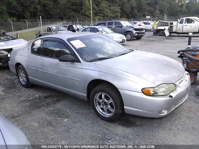 2G1WW12E8Y9296015 - 2000 CHEVROLET MONTE CARLO LS 银色 照片 1