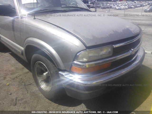 1GCCS14XXX8205194 - 1999 CHEVROLET S TRUCK S10 Champagne photo 6