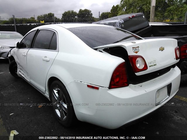 1G1ZH57B19F154790 - 2009 CHEVROLET MALIBU 1LT 白色 照片 3