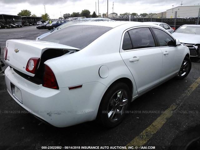 1G1ZH57B19F154790 - 2009 CHEVROLET MALIBU 1LT 白色 照片 4