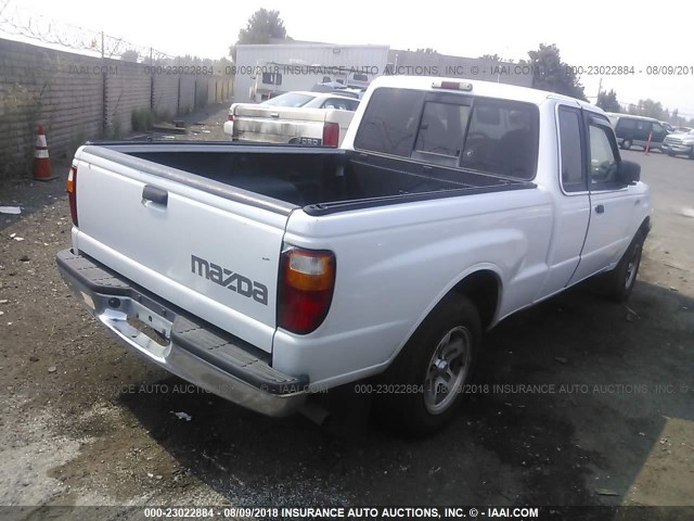 4F4YR16D92TM27095 - 2002 MAZDA B2300 CAB PLUS WHITE photo 4