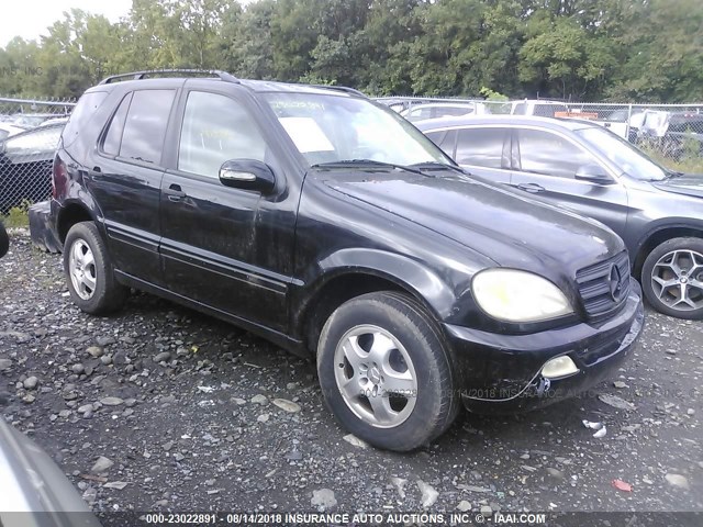 4JGAB54E12A363790 - 2002 MERCEDES-BENZ ML 320 BLACK photo 1