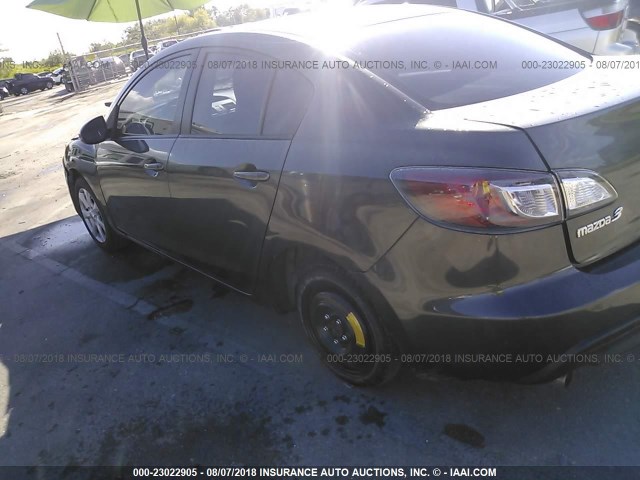 JM1BL1SF2A1351365 - 2010 MAZDA 3 I GRAY photo 3