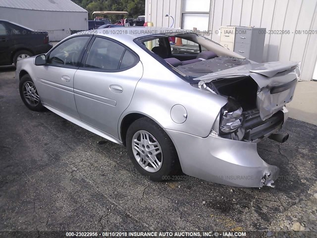 2G2WP522041318782 - 2004 PONTIAC GRAND PRIX GT SILVER photo 3