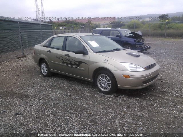 1FAHP383XYW397181 - 2000 FORD FOCUS ZTS GOLD photo 1