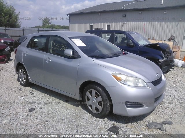 2T1KU40E19C053776 - 2009 TOYOTA COROLLA MATRIX  SILVER photo 1