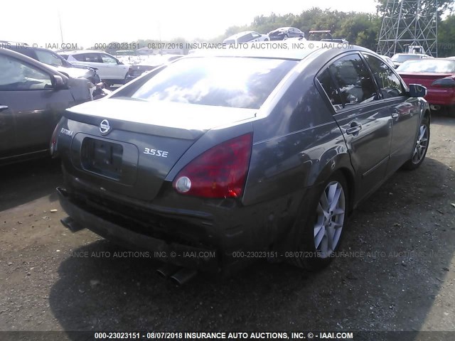 1N4BA41E55C871608 - 2005 NISSAN MAXIMA SE/SL GRAY photo 4