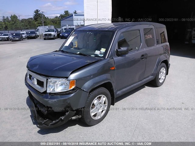 5J6YH1H30AL002695 - 2010 HONDA ELEMENT LX GRAY photo 2