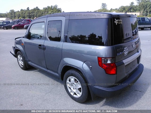 5J6YH1H30AL002695 - 2010 HONDA ELEMENT LX GRAY photo 3