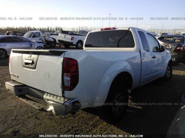 1N6BD0CT3FN711428 - 2015 NISSAN FRONTIER S/SV WHITE photo 4