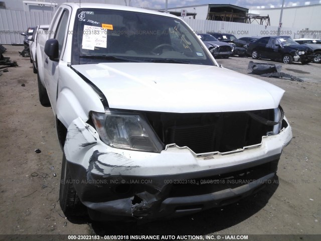 1N6BD0CT3FN711428 - 2015 NISSAN FRONTIER S/SV WHITE photo 6